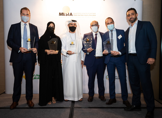 www.凯发集团k8.com Al Dhafra Photovoltaic Project Wins a MESIA Annual Award